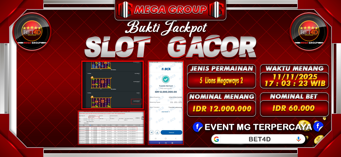 Bukti JP situs Bet4D hari Selasa, 11 November 2025